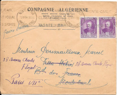 1934 Sur Lettre De La COMPAGNIE ALGÉRIENNE - Lettres & Documents