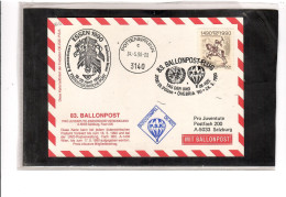 TEM20443 -  ST.POELTEN 24.5.1990  /  83. BALLONPOSTFLUG -  NETTO KATALOG NR. 83b   - BALLON "  OE-RZC  " - Montgolfier