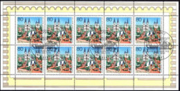 1846 Domplatz Zu Halberstadt - 10er-Bogen Mit ESSt BONN - 1991-2000