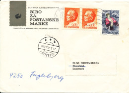 Yugoslavia Cover Sent To Denmark Beograd 19-5-1972 Bird - Covers & Documents