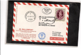 TEM20451 -  SALZBURG 22.3.1991  /  85. BALLONPOSTFLUG -  NETTO KATALOG NR. 85b   - BALLON "  OE-DZC  " - Luchtballons