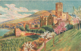 ARTS - Peintures Et Tableaux - Aux Environs Du Château - Carte Postale Ancienne - Malerei & Gemälde