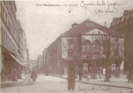 Reproduction CPA - 75 Paris - Montmartre - Le Théatre - CPM - Carte Neuve - Voir Scans Recto-Verso - Sin Clasificación