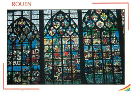 Art - Vitraux Religieux - Rouen - Eglise Sainte Jeanne D'Arc - Vitraux De L'Église - Carte Neuve - CPM - Voir Scans Rect - Gemälde, Glasmalereien & Statuen