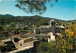 84 - Malaucène - Au Pied Du Mont Ventoux - L'église Et Les Toits De La Ville Vus Du Calvaire - Flamme Postale - CPM - Vo - Malaucene