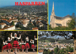 64 - Hasparren - Multivues - Folklore - Danse Basque - CPM - Voir Scans Recto-Verso - Hasparren