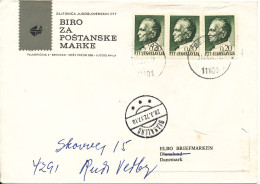 Yugoslavia Cover Sent To Denmark Beograd 21-2-1972 - Covers & Documents