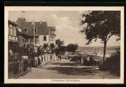 AK Ostseebad Scharbeutz, Häuser Mit Blick Auf Den Strand  - Scharbeutz