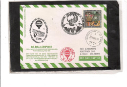 TEM20466 -  OBERWART 26.10.1992  /  88. BALLONPOSTFLUG -  NETTO KATALOG NR. 88b   - BALLON "  D-OABC  " - Mongolfiere