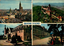 N°485 Z -cpsm Souvenir D'Alsace - Gruss Aus.../ Grüsse Aus...