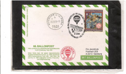 TEM20466BIS -  OBERWART 26.10.1992  /  88. BALLONPOSTFLUG -  NETTO KATALOG NR. 88b   - BALLON "  D-OABC  " - Airships