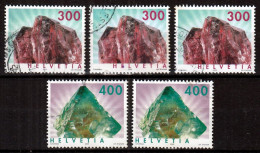 Switzerland / Helvetia / Schweiz / Suisse 2003 ⁕ Minerals Mi.1844-1845 ⁕ 5v Used - Usati