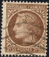 France Poste Obl Yv: 681 Mi:688 Cérès De Mazelin (Lign.Ondulées) - Used Stamps