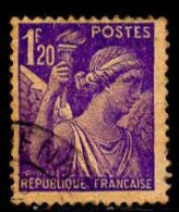 France Poste Obl Yv: 651 Mi:661 Type Iris (Beau Cachet Rond) - Usados
