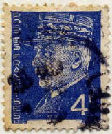 France Poste Obl Yv: 521A Mi:579 Philippe Pétain D'Hourriez (cachet Rond) - Used Stamps