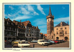 Automobiles - Obernai - Le Kapellturm Et L'Hôtel De Ville - CPM - Carte Neuve - Voir Scans Recto-Verso - PKW