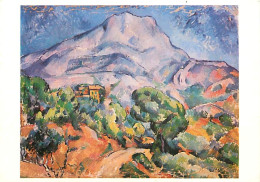 Art - Peinture - Paul Cézanne - Mont Sainte-Victoire - CPM - Voir Scans Recto-Verso - Malerei & Gemälde