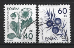 Polen 1989 Plant Y.T. 3024/3025 (0) - Used Stamps