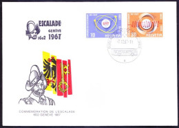 Switzerland 1967 Cover, Slogan L'Escalade Annual Festival In Geneva - Sonstige & Ohne Zuordnung