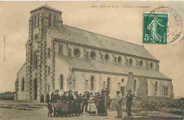 29 - Ile De Sein - L'Eglise Paroissiale - Animée - Oblitération Ronde De 1908 - CPA - Voir Scans Recto-Verso - Ile De Sein