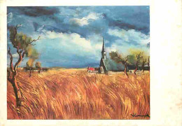 Art - Peinture - Maurice De Vlaminck - Village Au Champ De Blé - CPM - Voir Scans Recto-Verso - Malerei & Gemälde
