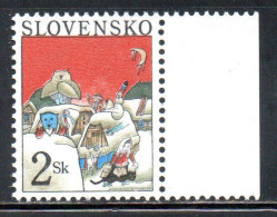 SLOVAKIA SLOVACCHIA SLOVENSKO 1996 CHRISTMAS NATALE NOEL WEIHNACHTEN NAVIDAD 2s MNH - Unused Stamps