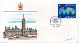 Canada, FDC, 1983, Michel 867, Commonwealth Day - Brieven En Documenten