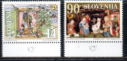 SLOVENIA SLOVENIJA SLOVENIE SLOWENIEN 1997 CHRISTMAS NATALE NOEL WEIHNACHTEN NAVIDAD COMPLETE SET SERIE COMPLETA MNH - Slovenia