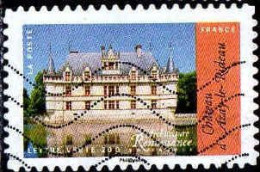 France Poste AA Obl Yv:1116 Mi:6106 Château D'Azay-le-Rideau (Lign.Ondulées) (Thème) - Castelli