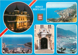  MONACO  MONTE CARLO  MULTIVUES - Panoramische Zichten, Meerdere Zichten