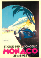  MONACO  GRAND PRIX AUTOMOBILE 1933  REPRODUCTION - Panoramische Zichten, Meerdere Zichten