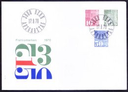 Switzerland 1970 FDC, Numbers, Digits, Bern Cancellation - Sin Clasificación