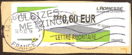 France Lisa Obl 2004 Gleizes Metzinger (TB Cachet Rond) ***0,60 EUR Sur Fragment - 2010-... Abgebildete Automatenmarke
