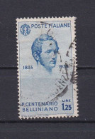 ITALIE 1935 TIMBRE N°371 OBLITERE VINCENZO BELLINI - Gebraucht