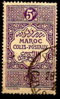 Maroc (Prot.Fr) Col-Post Obl Yv:10 Mi:10 Colis-Postaux (Beau Cachet Rond) - Gebruikt