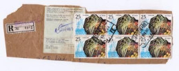 ESPAGNE Bloc De 6 Timbres 1979 à 25 PTA Oblitérés Sur Fragment (2587)_T2490 - Used Stamps
