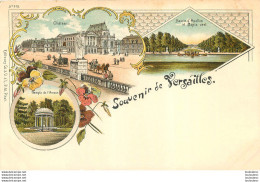 VERSAILLES SOUVENIR DE VERSAILLES  EDITEURS  W Et V à L.P.M. - Versailles