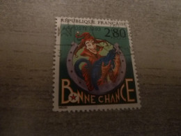 Bonne Chance De Mezzo - Plaisir D'Ecrire - 2f.80 - Yt 2843 - Multicolore - Oblitéré - Année 1993 - - Gebraucht