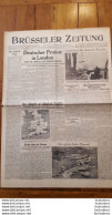 BRUSSELER ZEITUNG JOURNAL ALLEMAND  28/08/1940 FORMAT FERME 44 X 60 CM COMPOSE DE 8 PAGES - 1939-45