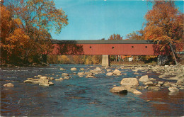 ETATS UNIS USA  COVERED BRIDGE OVER THE HOUSATONIC - Altri & Non Classificati