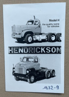 HENDRICKSON Model H - 15 X 10 Cm. (REPRO PHOTO ! Zie Beschrijving, Voir Description, See Description) ! - Automobile