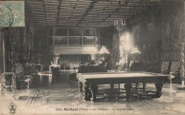 18 MEILLANT LE CHATEAU LE GRAND SALON LE BILLARD ET LA CHEMINEE - Meillant