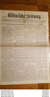 KOLNISCHE ZEITUNG 18 NOVEMBRE 1941  JOURNAL ALLEMAND  DOUBLE PAGE - 1939-45