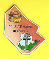 MAGNET 52 HAUTE - MARNE ANCIENNE COLLECTION 1990 ( LE GAULOIS ) CROIX DE LORRAINE PANIER OSIER_DMA6 - Magnets