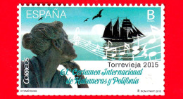 SPAGNA - Usato - 2015 - 61° Concorso Di Habaneras E Polifonia -  Mare, Nave E Scultura Di La Bella Lola - Effemeridi - B - Used Stamps