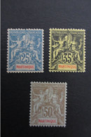 MARTINIQUE TYPE GROUPE N°47 à 49 NEUF* TB COTE 95 EUROS VOIR SCANS - Unused Stamps