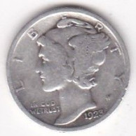 Etats-Unis. One Dime 1923, Mercury, En Argent - 1916-1945: Mercury (kwik)