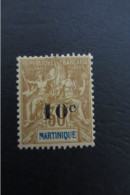 MARTINIQUE TYPE GROUPE N°52 NEUF* TB COTE 19 EUROS VOIR SCANS - Neufs