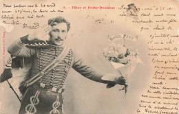 FETES ET VOEUX - Fêtes Et Porte Bonheur - Un Homme Offrant Un Bouquet De Fleur - Carte Postale Ancienne - Nouvel An