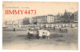 CPA - BLANKENBERGHE En 1919 - Sur Le Sable ( Plage Bien Animée ) Flandre Occidentale - N° 45 - Blankenberge